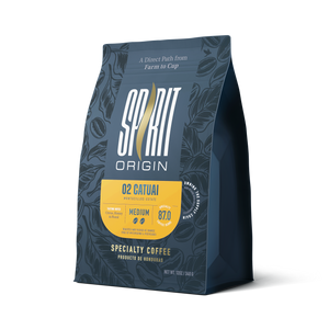 Bag of Spirit Origin Honduras Montecillos Catuai single-origin specialty coffee, roasted at origin in Honduras