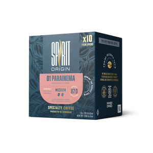 Spirit Origin single-serve pour-over drip coffee bags, lightweight specialty coffee for camping, hiking and travel