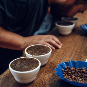 Tasting Honduran specialty coffee from Spirit Origin's direct-trade coffee subscription
