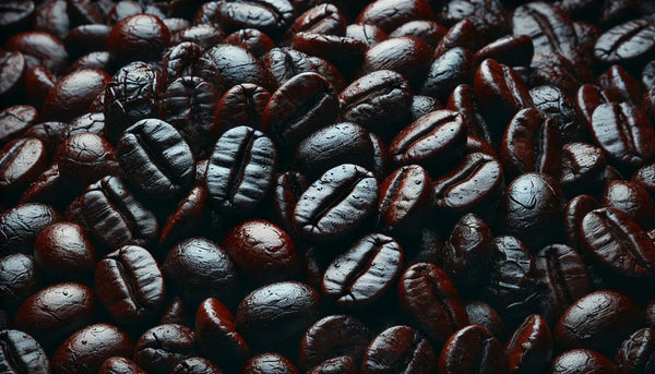 Over Roasted Coffee Beans