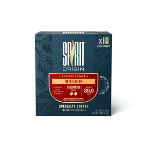 Single-Use Pour-Over Drip Bags - Bourbon (Box of 10 Bags)